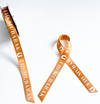 Eid Ribbon - Brown/Caramel Eid Ribbon with White Text