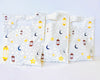 White Goodie Bags with Crescent, Stars and Lantern Pattern (60 bags)