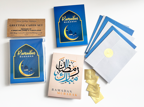 Ramadan Greeting Cards Set