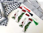 Pali-Bookmark (Palestinian Bookmarks with Flag Colors Tassels)